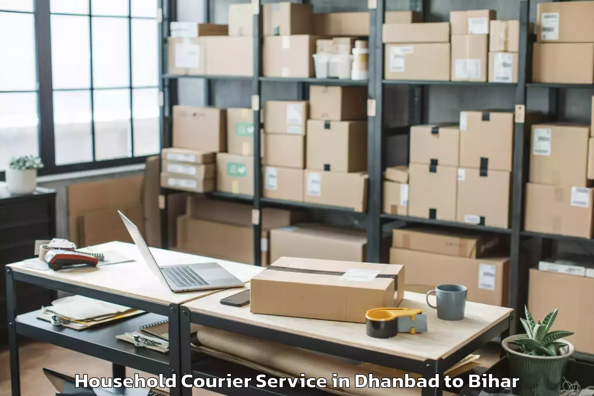 Get Dhanbad to Adhaura Household Courier